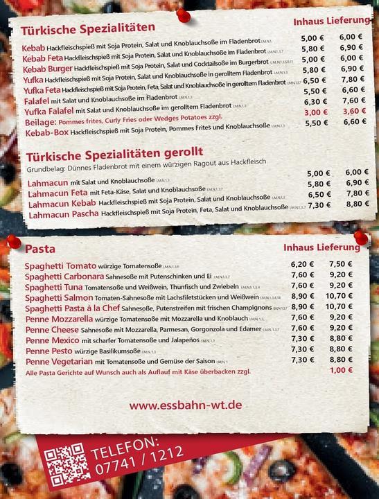 Essbahn Abhol & Lieferservice in Waldshut-Tiengen